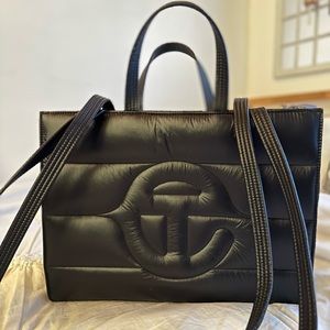 TELFAR x MOOSE KNUCKLES limited edition puff nylon MEDIUM shopping bag